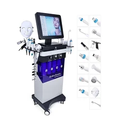 Promotion 15in1 Skin Care Blackhead Removal Face Lift Hydra Beauty Facial Machine