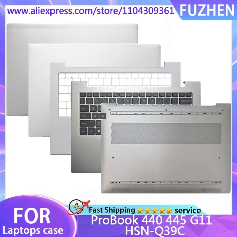 

New For ProBook 440 445 G11 HSN-Q39C Laptop LCD Screen Top Cover Screen Frame Palm Rest Bottom Shell Keyboard