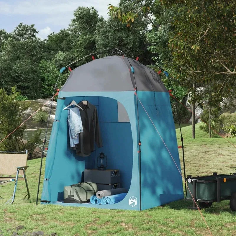 Schnell Aufbaubares 2-Personen-Zelt, Wasserdicht, Tragbarer Duschstand, Verstellbar, Windresistent, Leichtgewichtig 3,85kg, Ideal für Camping & Outdoor-Aktivitäten