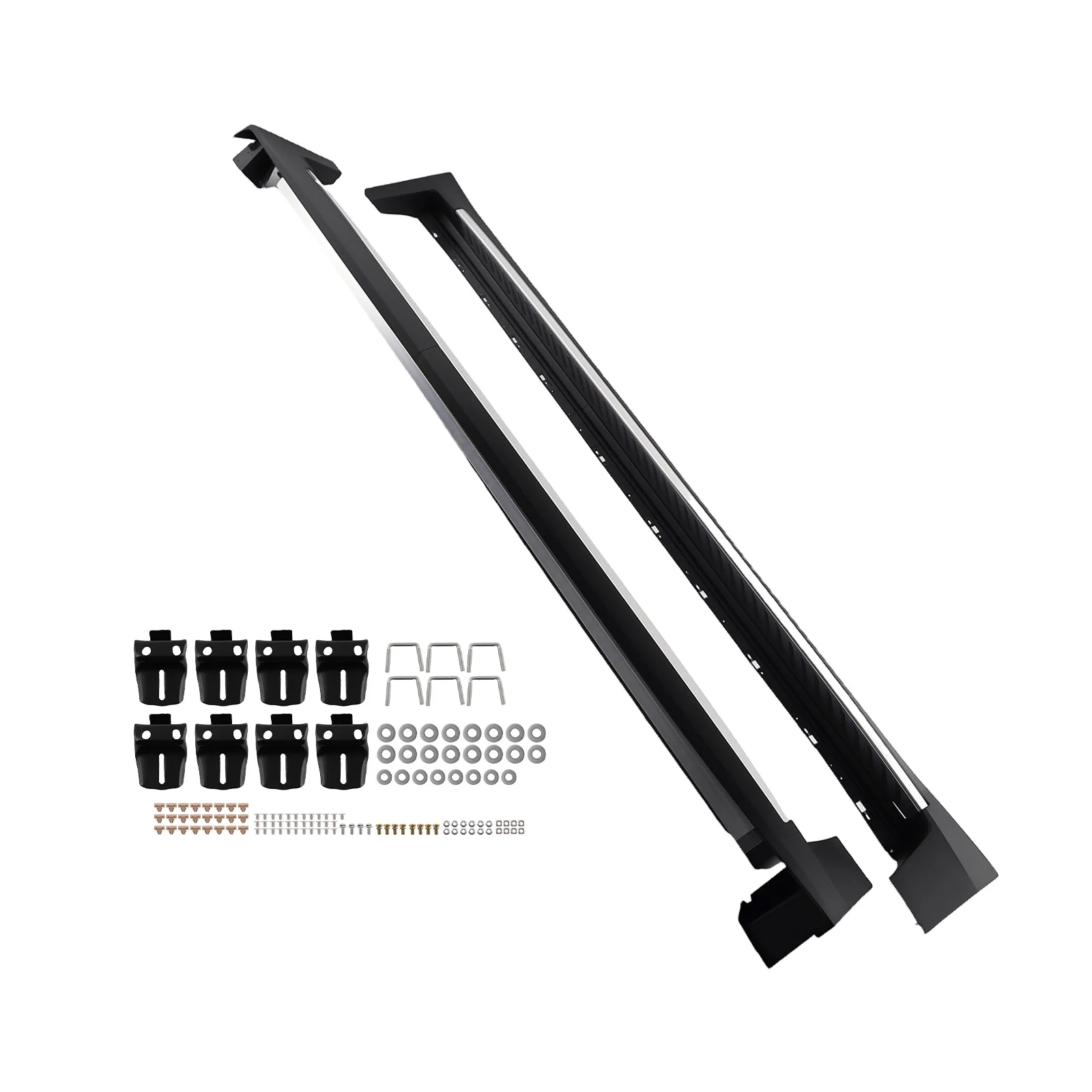 Anti-Slip Running Boards Black Side Steps for Cadillac XT5 2017-2025 Nerf Bars Pair Running Board Side Steps Premium