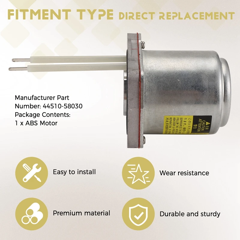 Car Anti Lock Brake Pump ABS Motor 44510-58030 For Toyota Camry Hybrid 2007-2011
