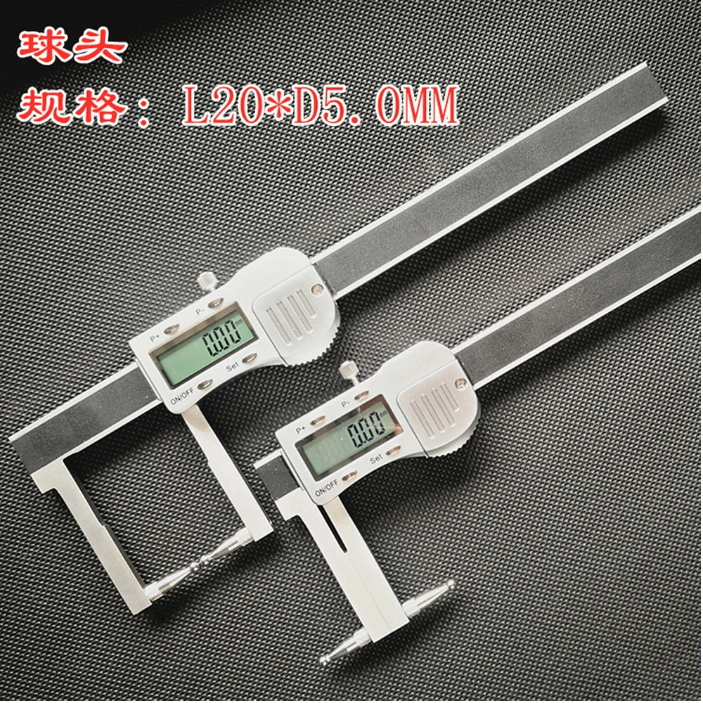Imagem -03 - Display Digital Vernier Caliper Tube Sonda Intercambiável Espessura de Parede Ferramenta Especial de Medição Aço Inoxidável