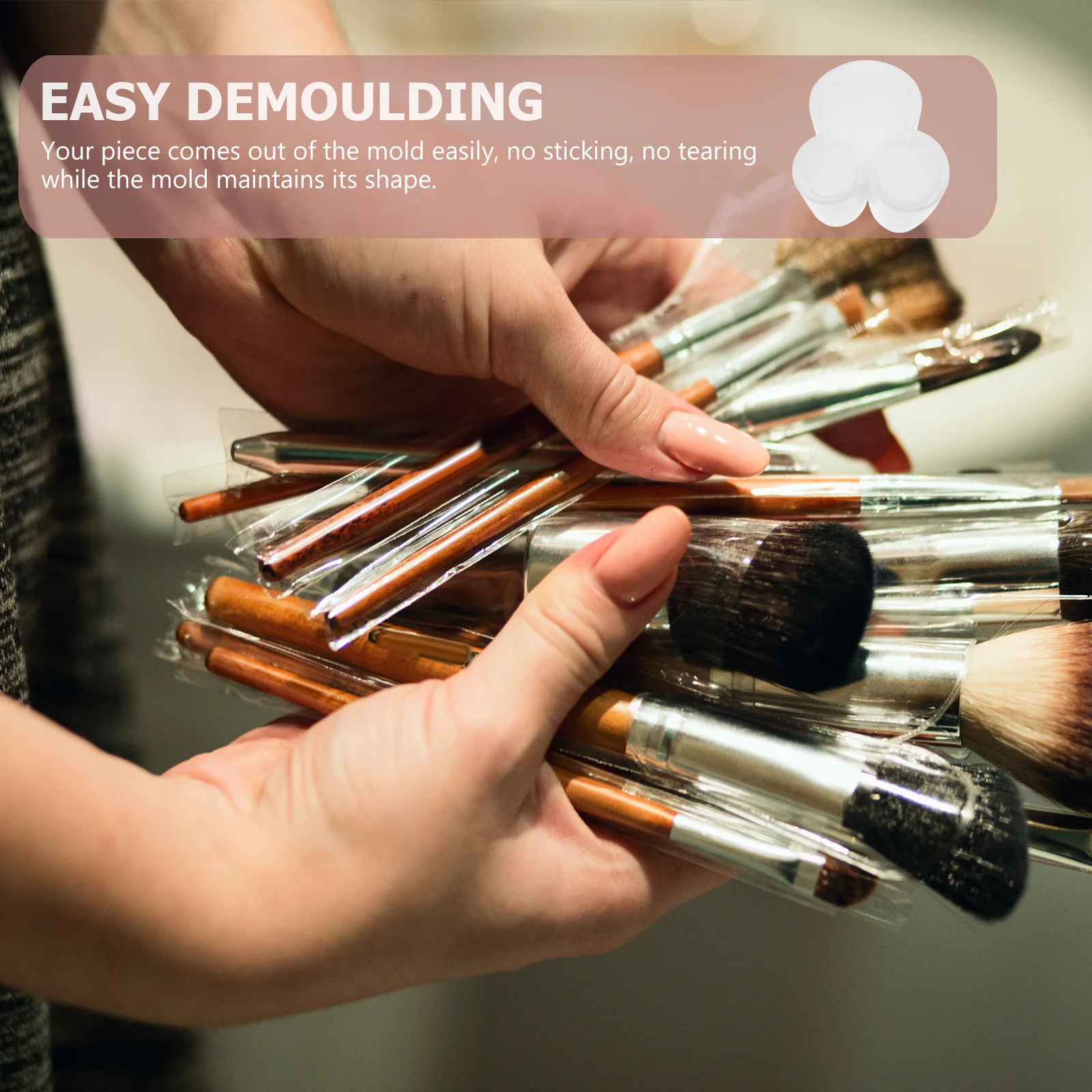 

Pen Holder Mold Diy Silicone Epoxy Resin Craft Mold For Makeup Brush Pot Pencil Storage Container Organizer Tool Casting Molds