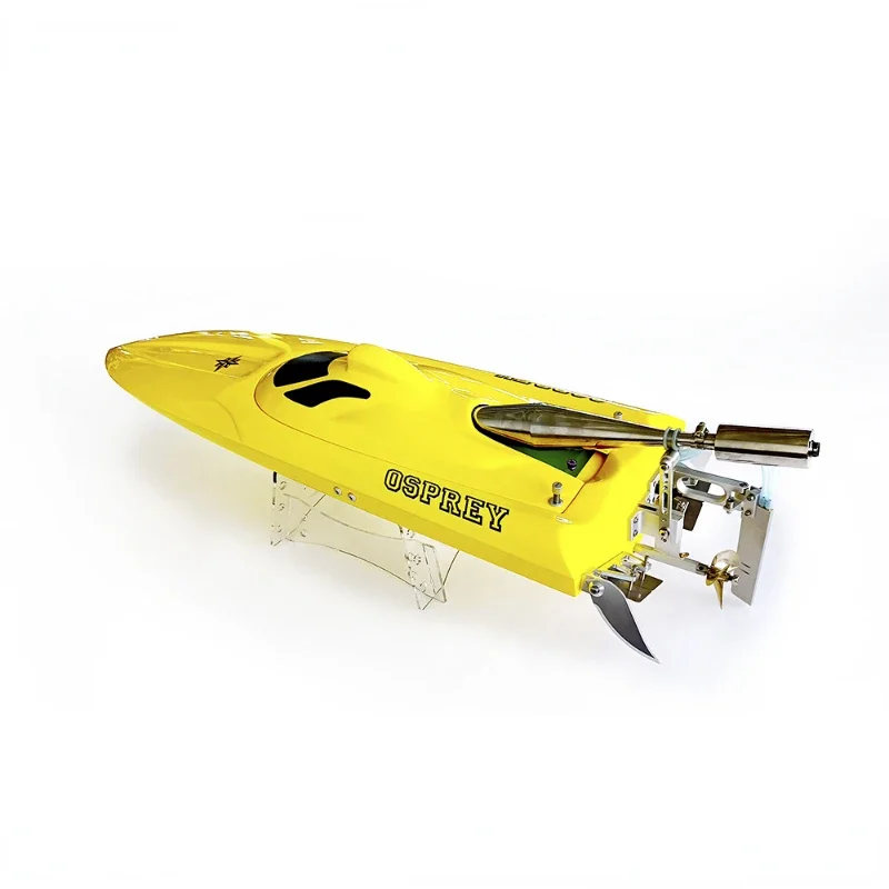 RC Speedboat Gasoline Racing Speedboat Model Toy Gift Remote Control Finished Boat 30cc Engine High Speed Racing O Boat Model