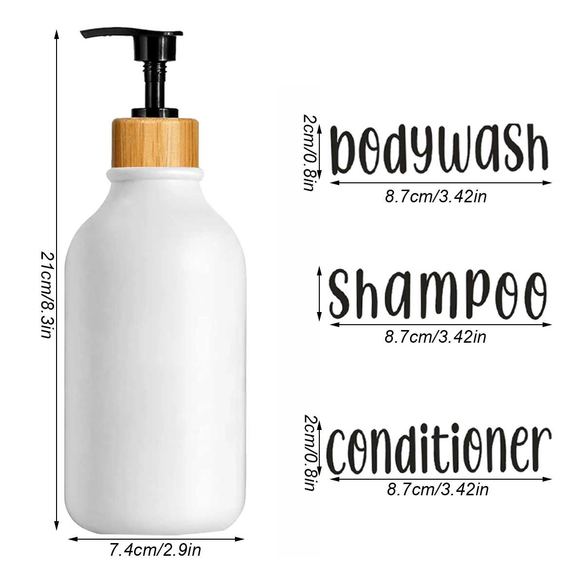 Shower Wall Mounted Soap Dispenser for Shampoo Bodywash Conditioner Bottle Hanging/Stand Shampoo Soap Dispenser Containe