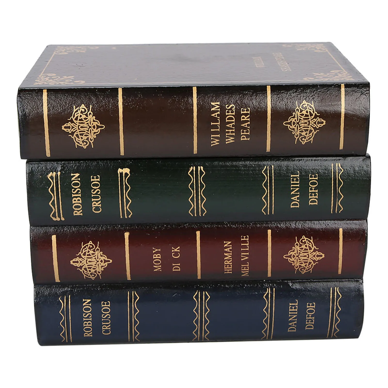 Antique Book Shaped Box Jewelry Storage Box Book Shaped Box Home Decoration Props Office Bookcase Ornaments Jewelry Storage Case