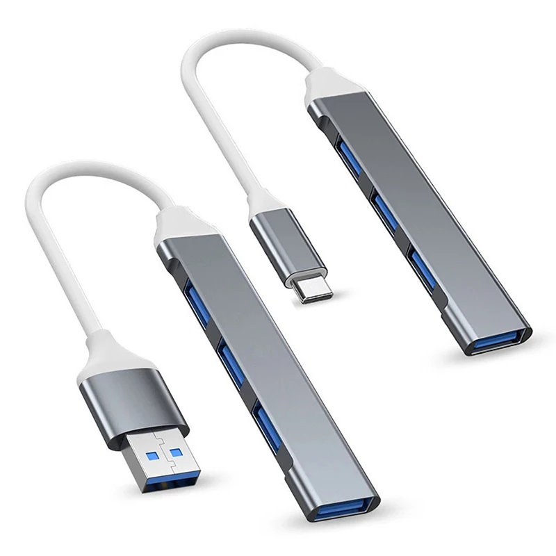 USB 3.0 Hub 4 Port USB Hub High Speed Typ C Splitter 5 Gbit/s Für PC Laptop Computer Zubehör Multiport HUB 4 USB 3.0 2,0 Ports