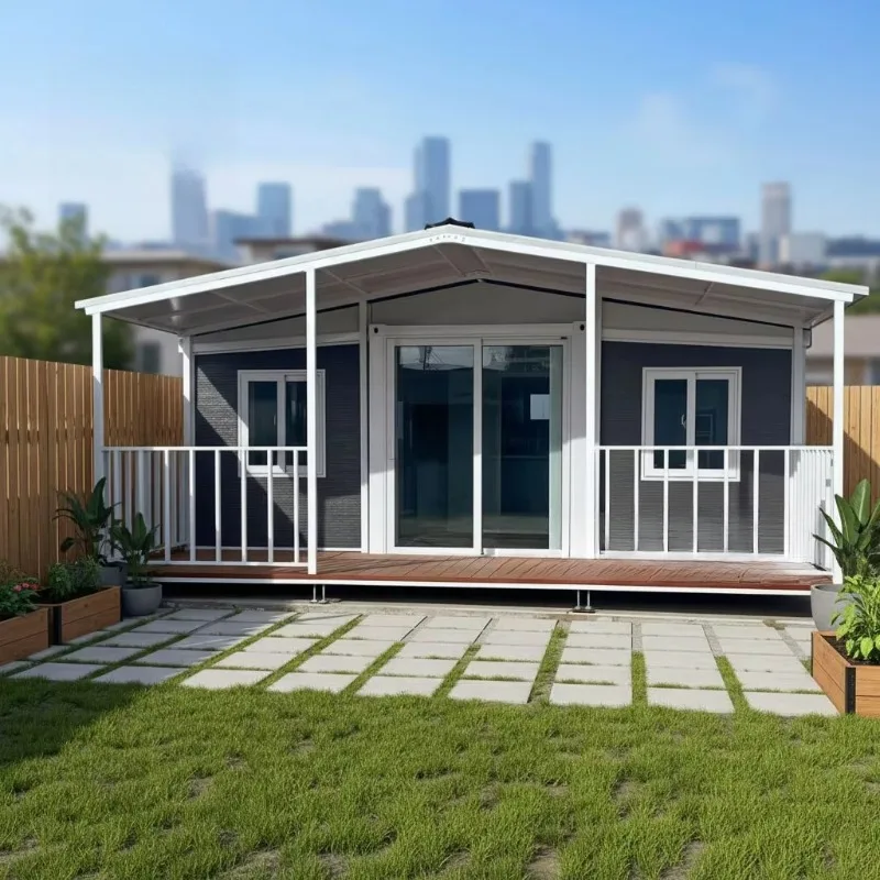 New Upgrade Foldable Container House Optimize Folding Structure Thicken Wall Panel Better Heat Insulation Waterproof Performance