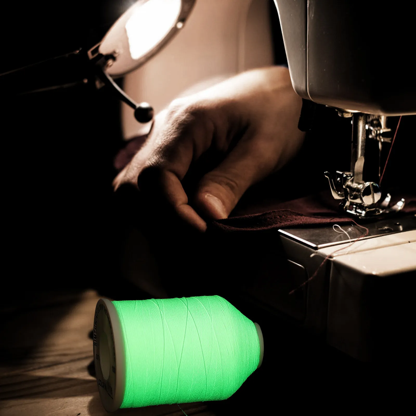 

Многофункциональная нить для вышивания с эффектом ночного свечения, профессиональная швейная нить, идеально подходит для рукоделия, шитья одежды, поделок, швейных принадлежностей