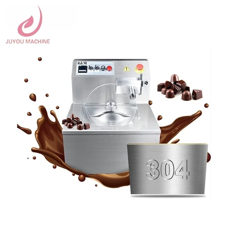 

JY Factory price 8kg 5kg small table type chocolate tempering digital melting machine 15 kg 5kg fully automatic with fountain