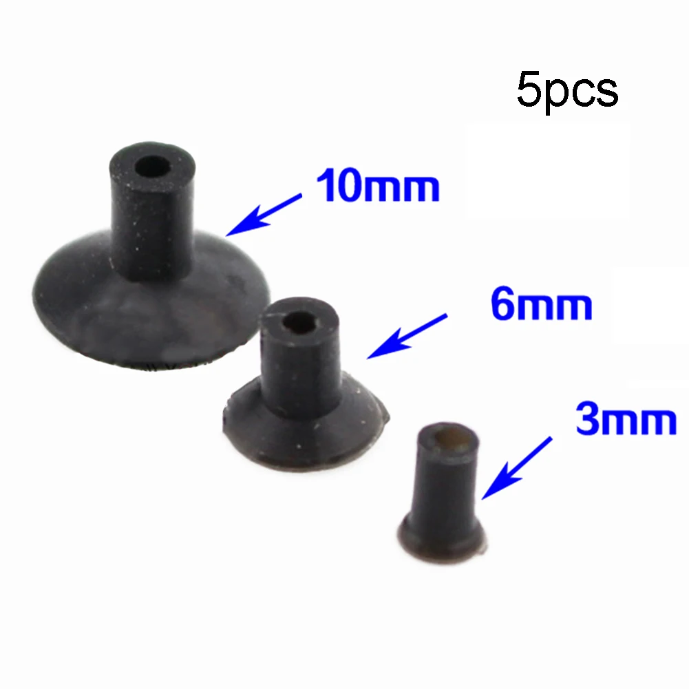 5PCS Vacuum Suction Pen Suction Cup 3/6/10mm Suction Cups IC BGA Accessories-Puller Picker Electronics DIY Hand Tool Parts