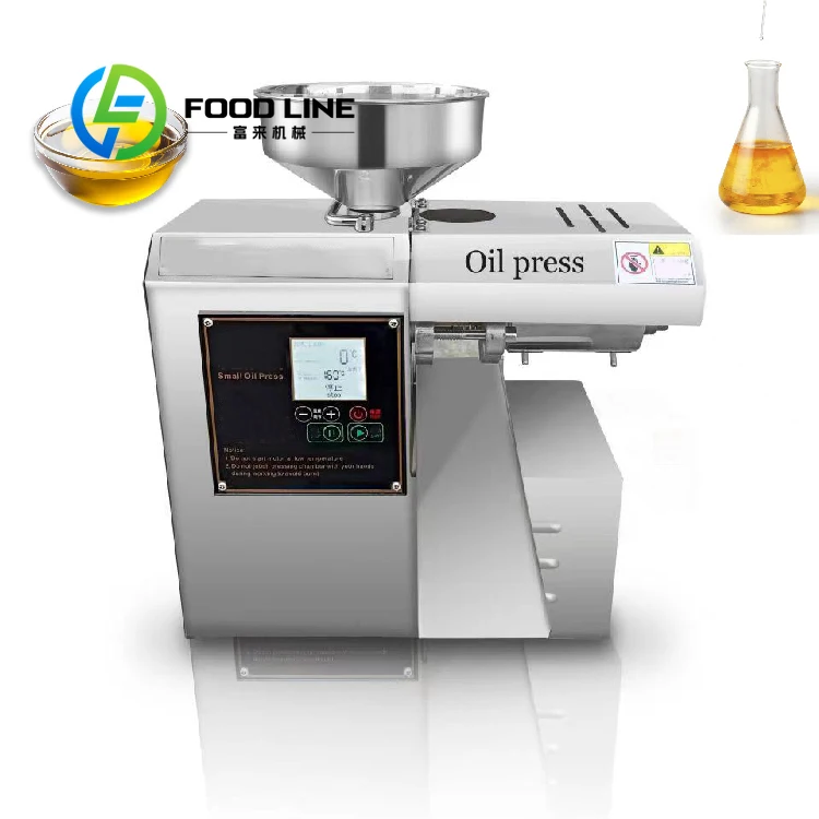 

Compact Stainless Steel Mini Oil Presser Small Desktop Oil Extractor For Household Kitchen Fresh Homemade Oil Making