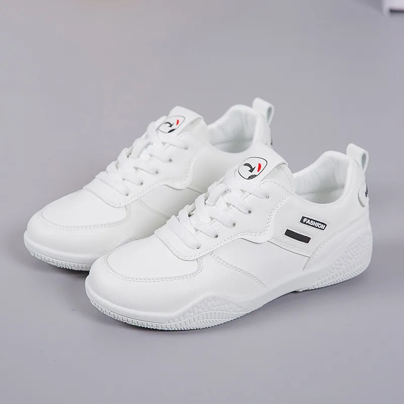 

Women's Fashion Little White Shoes 2024New Breathable Jogging Sneakers Soft sole Wedges Non-slip Tennis Shoe Zapatillas De Mujer