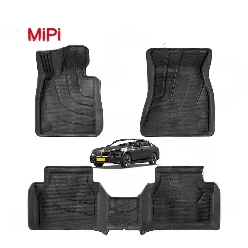 Custom Car Floor Mat for BMW 5 Series G68 LWB 2024 TPE 3D Custom Car Mats Luxury Carpet Car Foot Mat