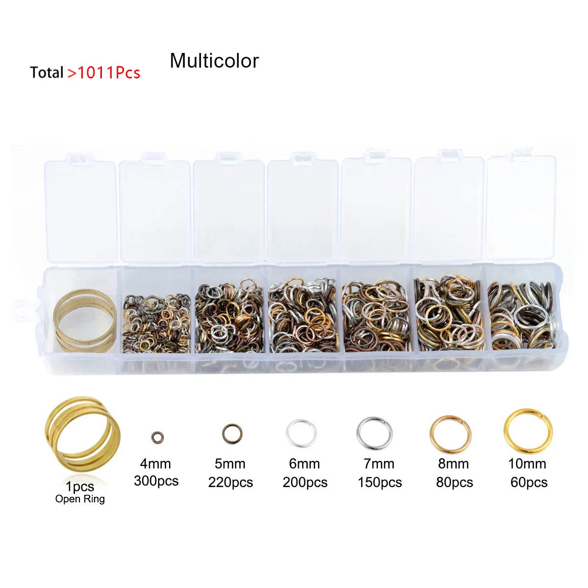 1 Box Open Jump Rings Set for DIY Kit