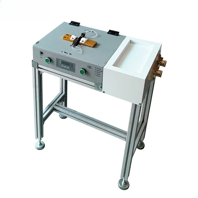 Automatic dispensing and shell pushing machine, double-sided glue filling data cable shell pushing machine