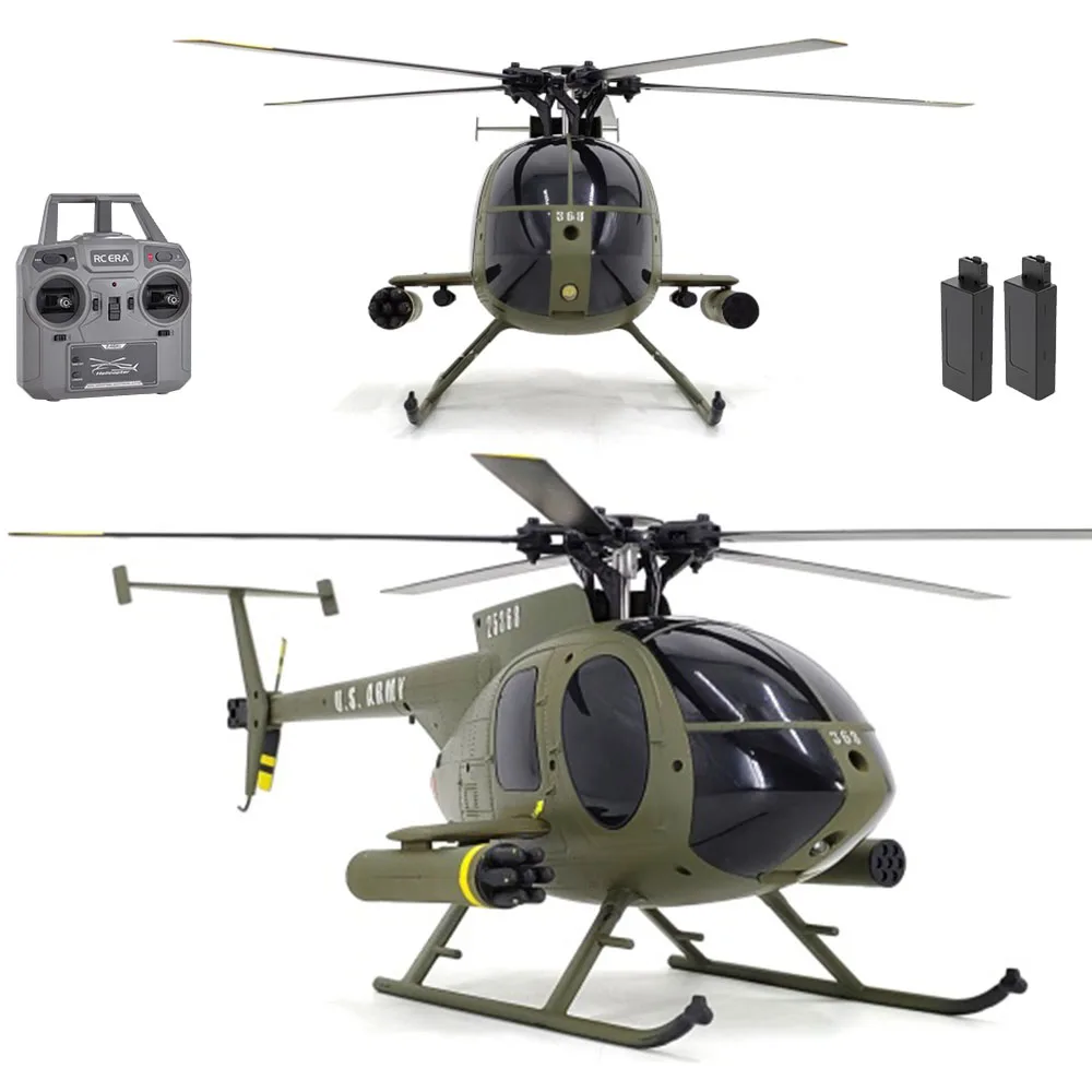 RTF MD500 C189 Remote Control Helicopter Aircraft Add-Optical Flow Positioning 4CH RC Heli No Ailerons Maintain Altitude RTF