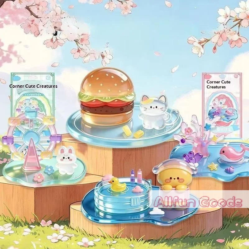 [TG835]New Corner Cute Creatures 3D Crystal Embossed Stickers Children's Handcraft Stacking Fun Star Wishing Tree