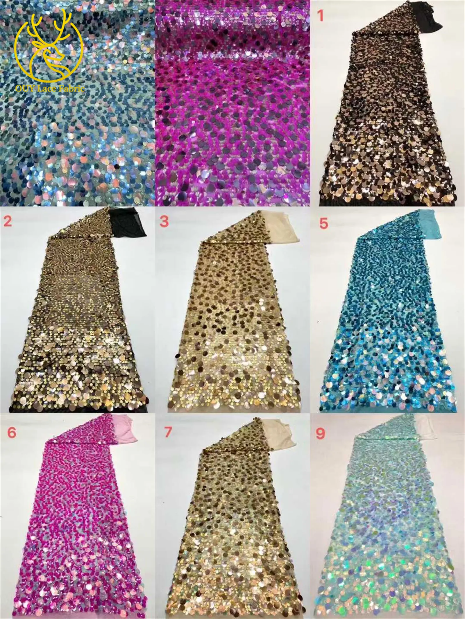 الأفريقي الأرجواني الترتر أقمشة الدانتيل 2025 جودة عالية الفرنسية النيجيري الزفاف تول لينة الدانتيل النسيج السيدات فستان الحفلات الخياطة