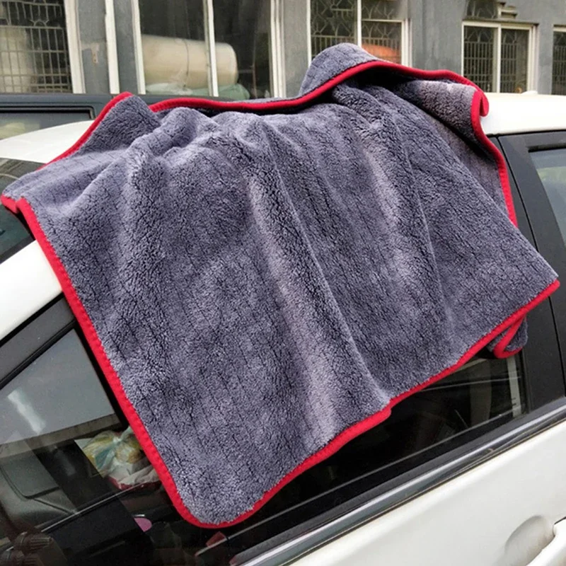Auto-Waschlappen aus Mikrofaser, 500GSM Autopflegetuch, Detailing-Reinigungstuch für die Autowäsche