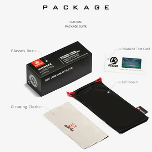 KDEM -POLARISIERTE SCHLUSS, OUTDOOR -Trends, Sonnenbrille, Kombinieren Sie Farben mit Kasten, Quadrat, neu, 2022 6 Hauptverkäufe Angst - №3