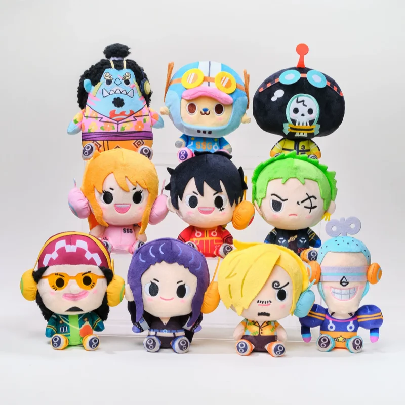 

Genuine One Piece Plush Doll Series Blind Box Luffy Zoro Model Trend Play Toys Exquisite Desktop Decorations Mysterious Box Toys