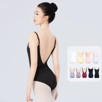 Leotardos de Ballet para mujer, Body de Ballet con correa ajustable, camisola de baile para niñas y adultos, Leotardos de gimnasia resilientes con forro completo