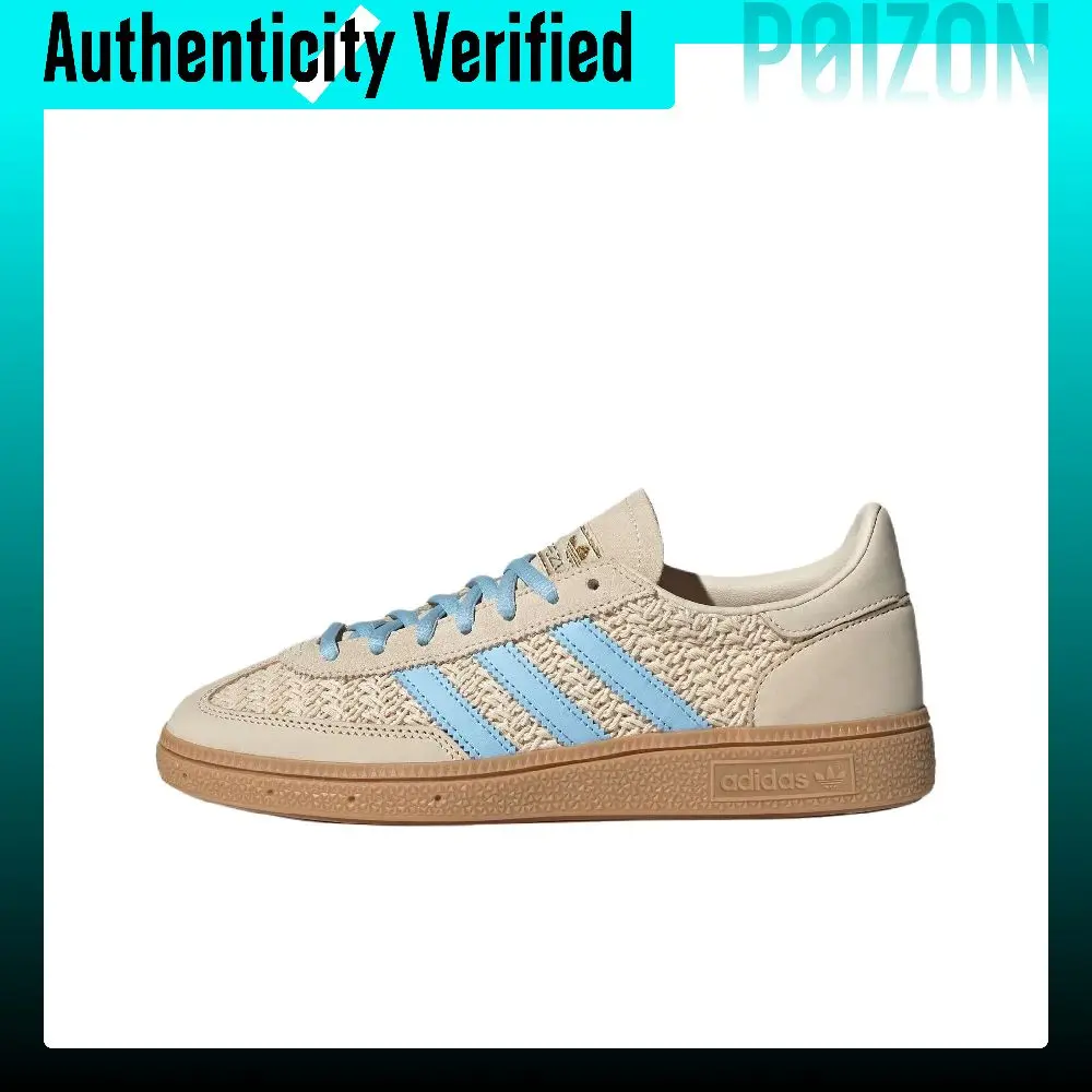 adidas-originals-handball-spezial-scarpe-da-skateboard-basse-in-tessuto-e-pelle-da-donna-marrone-kaki-jq8410