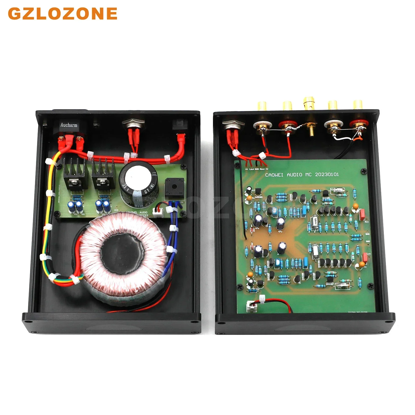 GZLOZONE HIFI Fully Discrete LP Vinyl Phono Amplifier Base On NAIM Circuit MM/MC