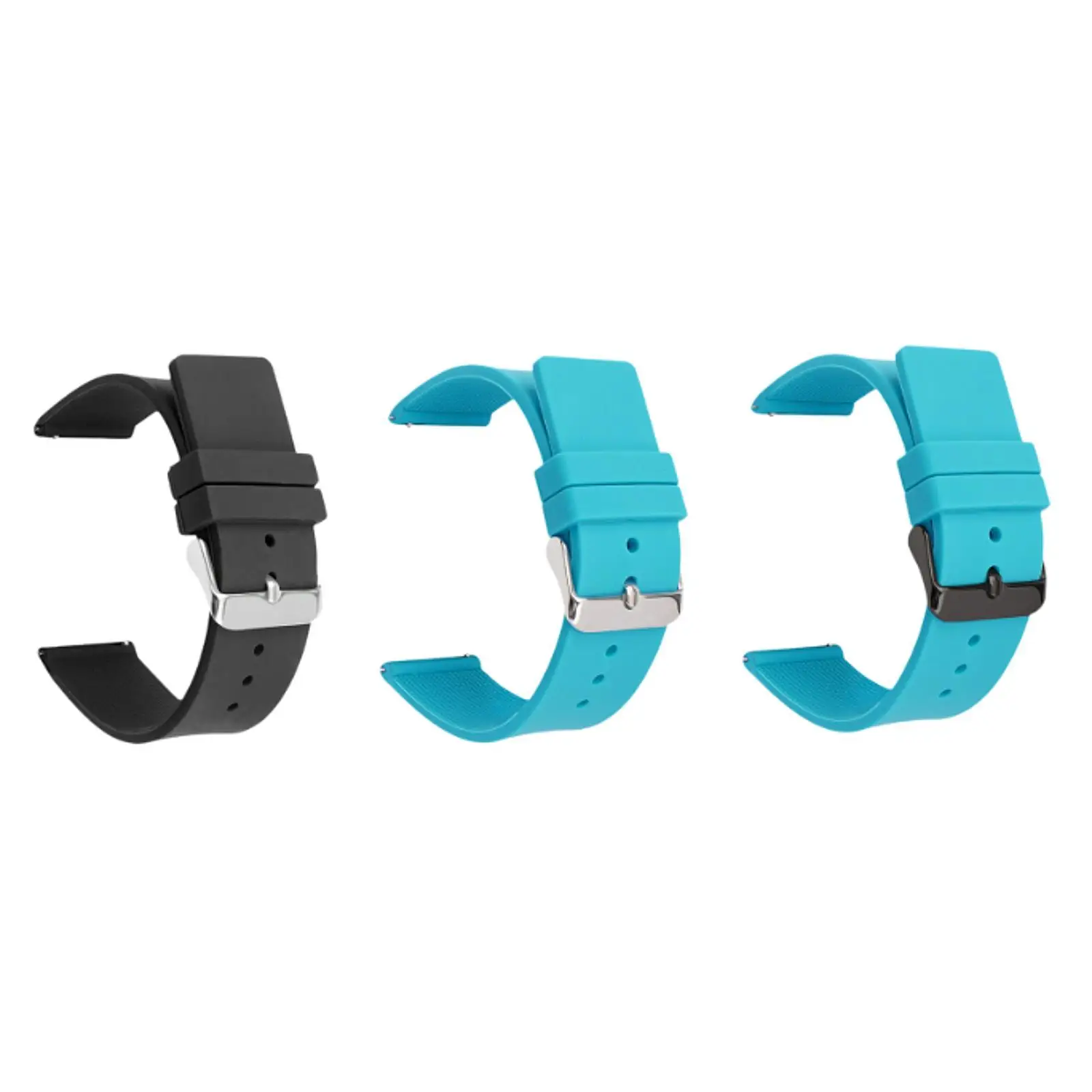 Silicone Strap Watchband Replace Classic Quick Release Watch Accessories