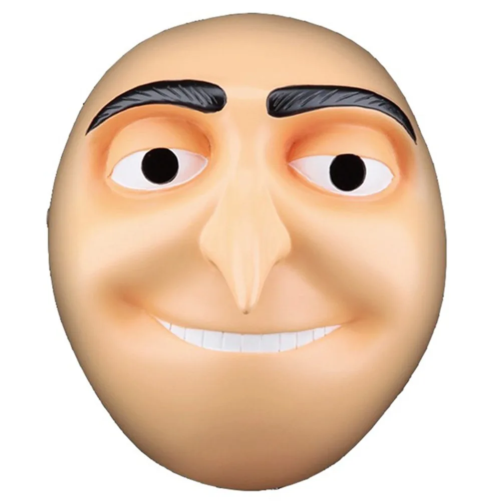 Gru Mask Full Head Mask Halloween Fancy Dress Latex Mask Cosplay Party Props