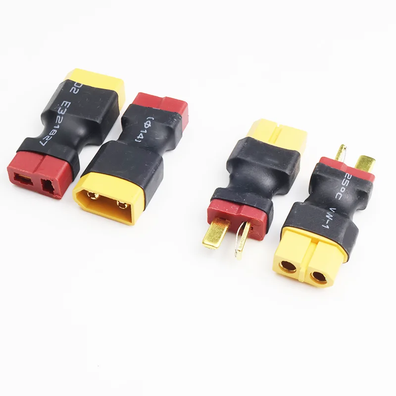 5 قطعة XT60 إلى XT30 XT90 EC3 EC5 T أنثى إلى ذكر قابس مهايئ عمداء موصلات التوصيل RC هليكوبتر كوادكوبتر يبو التحكم في البطارية