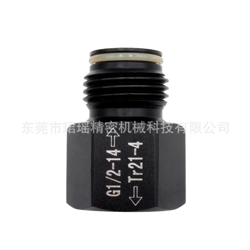 Soda home brewing aquarium CO2 CO2 pressure reducing valve adapter TR21-4 to G1/2-14 connector