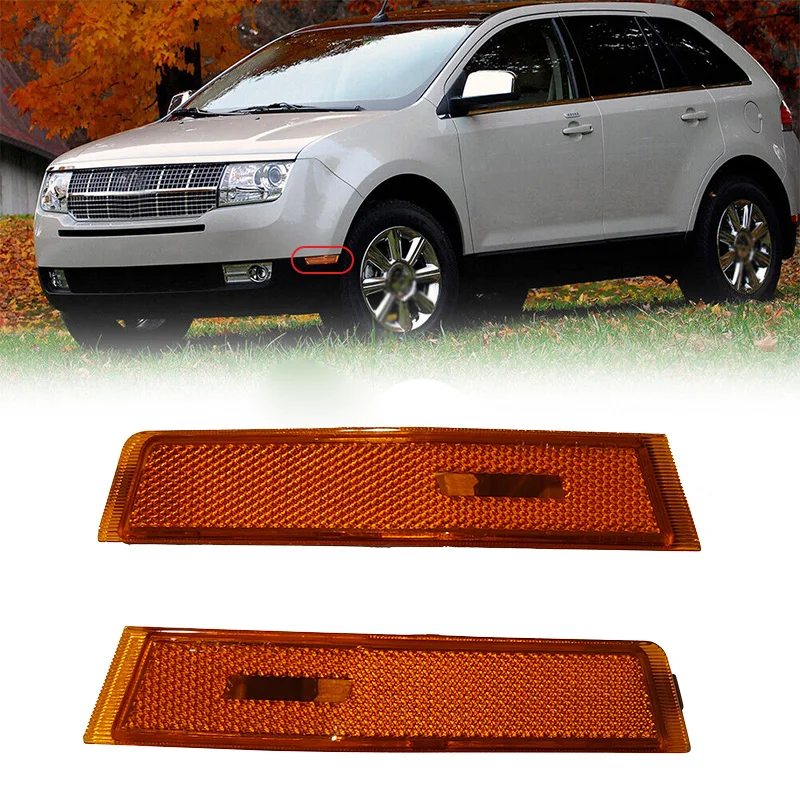 

Для Lincoln MKX 2007 2008 2009 2010, передний бампер автомобиля, боковой габаритный указатель поворота, корпус индикаторной лампы, автоаксессуары