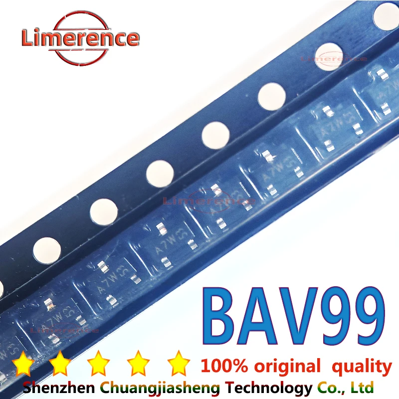 100Pcs/Lot BAV99 SO…