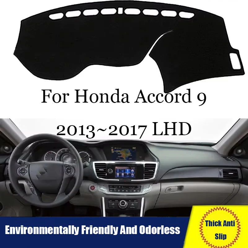 

ZUIMI Dashboard Cover Dash Mat Dashmat For Honda Accord 9 2013~2017 2019~ 2020 LHD RHD Dash Board Cover Pad Sun Shade Dedicated