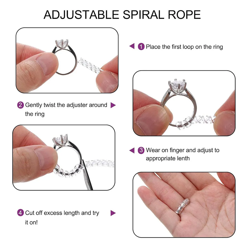 TUNQI 12-Piece Set Ring Sizing And Shaping Kit UK/US Plastic Ring Sticks  Precision Ring Gauge Adjustable Ring Sizing 25mm Hamme