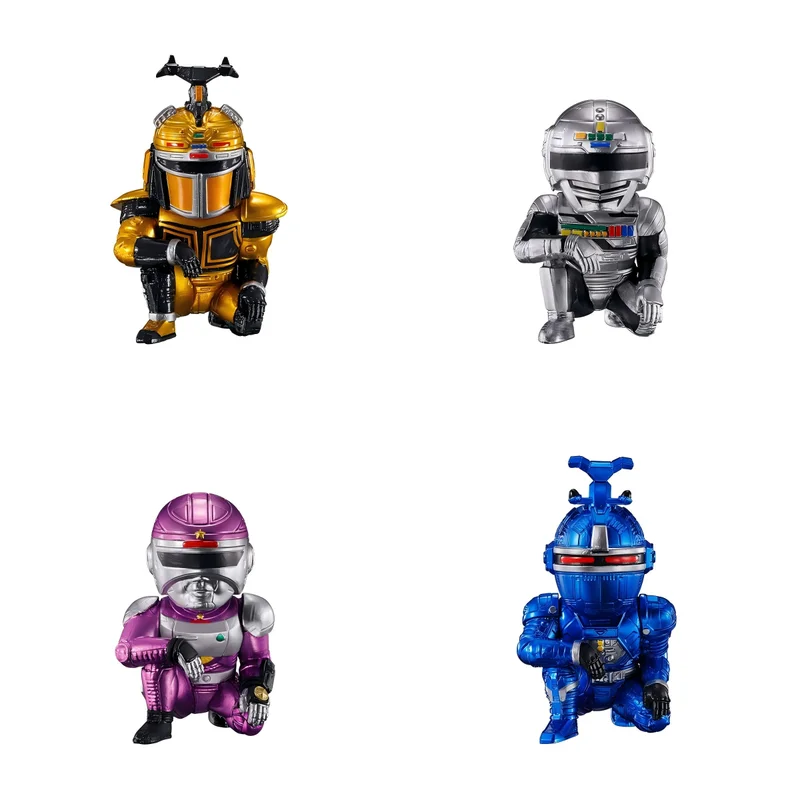 ของแท้จาก Bandai ของสะสมฟิกเกอร์อนิเมะ รุ่น Waiting Metal Hero Toei Hero Style ของเล่นไข่เซอร์ไพรส์ ของขวัญ