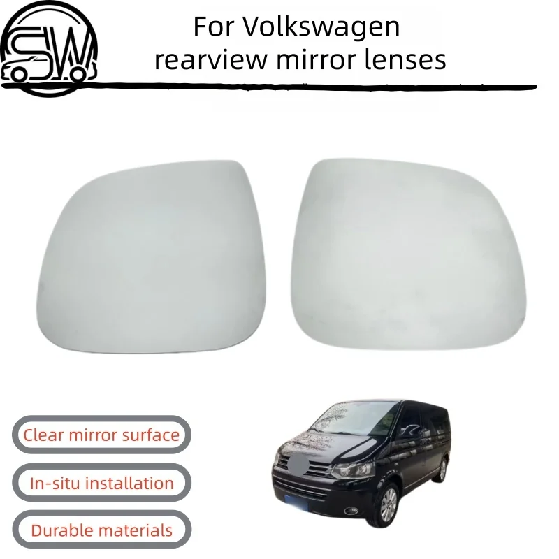 

Heated Aspherical Rearview Mirror Glass, Left & Right for VW T5 T6 Transporter Multivan Caravelle Amarok 2010-2020