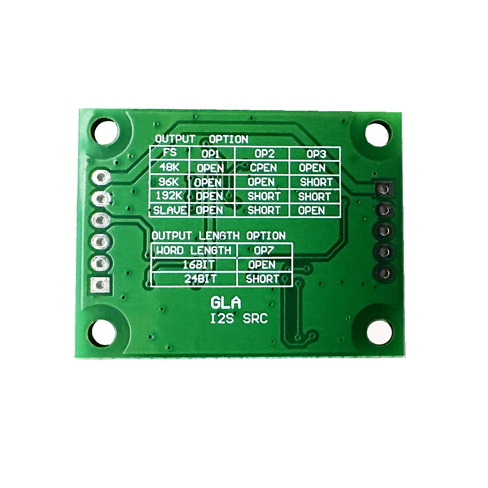 SRC Sampling Frequency Up-and-down Conversion / 3-wire I2S To 4-wire I2S/IIS Format Conversion