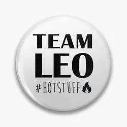 Team Leo Valdez Percy Jackson Heroes Of  Customizable Soft Button Pin Lover Hat Badge Cartoon Metal Decor Clothes Gift Funny