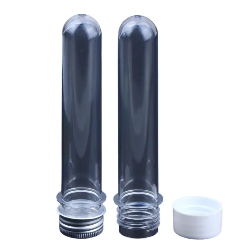 1 Stück transparente, zylindrische, nachfüllbare Plastikflasche, 40 ml, PET-Reagenzglasflasche für Masken, Süßigkeiten, Datenkabel, Maskierpapier – Detail 10