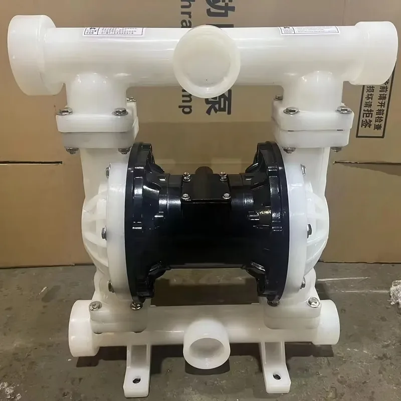 HIYIFLOW PP Plastic Pneumatic Double Diaphragm Pump Self Priming Circulating Water Pump QBY3-50S
