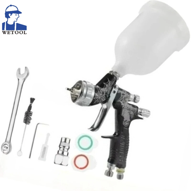 

TE20/T110 Насадка 1,3/1,8 мм LVMP Пистолет-распылитель с рисунком краски Черный пистолет-распылитель для вырезания пауков