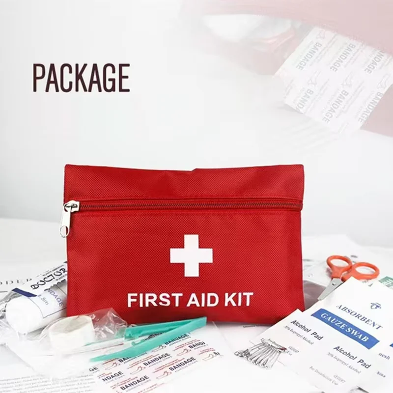 Waterproof Mini Outdoor Travel Car First Aid Kit Home Small Medical Box Emergency Survival Kit Household