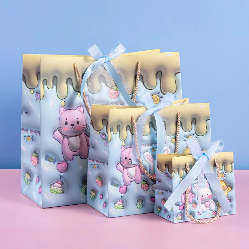 Customized INS Style Small Animal Birthday Return Bag Cute Cartoon Handbag Children's Day Toy Bag