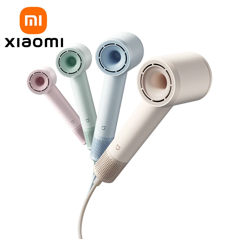 

Новый высокоскоростной фен XIAOMI MIJIA, 2025 год, 1100 об/мин, мощный поток воздуха 62 м/с, 8 режимов воздушного потока, 347 г, 4 цвета, версияCN с адаптером
