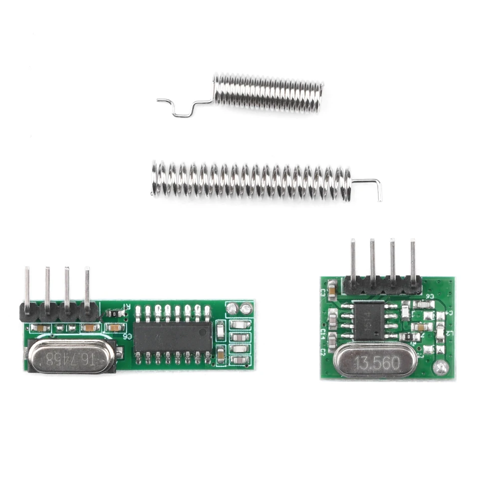 Imagem -03 - Módulo do Transmissor do Receptor de rf Superheterodyne de Rx470 433 Mhz para o Módulo de Radiofrequência sem Fio dos Controles Remotos de Arduino