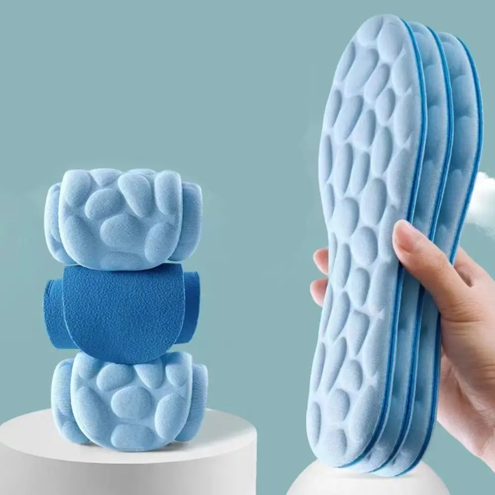 

Memory Foam Massage Insoles Cuttable Shoe Accessories Shock Absorption 4D Shoe Inserts Anti-pain Boot Insoles Shoes Women Men