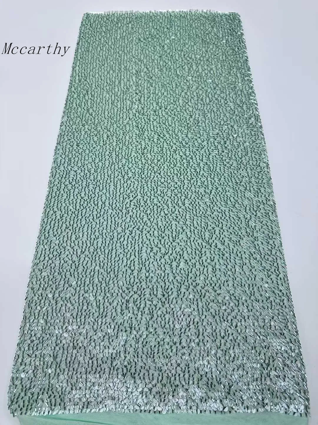 

Роскошная нигерийская кружевная ткань с блестками, 2025 г., высокое качество, африканская сетчатая кружевная ткань, французский тюль, кружево для платья, 5 ярдов